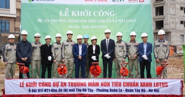 Capital House xây trường học tiêu chuẩn xanh LOTUS đầu tiên ở miền Bắc