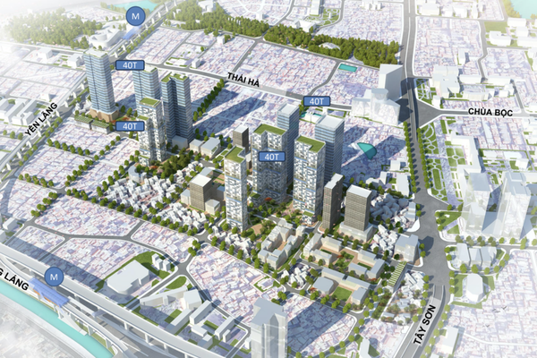 Lấy ý kiến cải tạo khu tập thể Vĩnh Hồ thành các tòa nhà 40 tầng