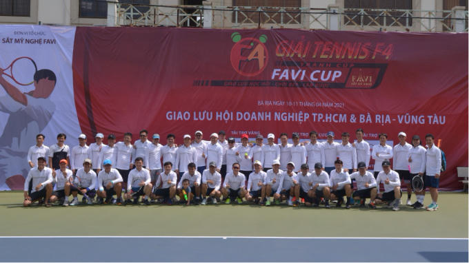 Giải Tennis F4 FAVI CUP: Sân chơi thể lực của những doanh nhân