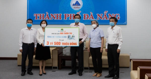 Trao tặng máy thở ECMO trị giá 3,5 tỷ đồng cho TP Đà Nẵng