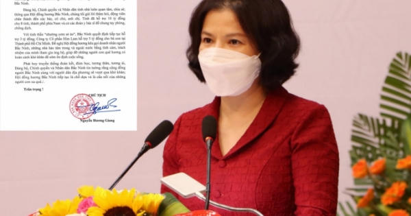 Chủ tịch Bắc Ninh gửi thư cho Hội đồng hương tại các tỉnh phía Nam động viên người dân