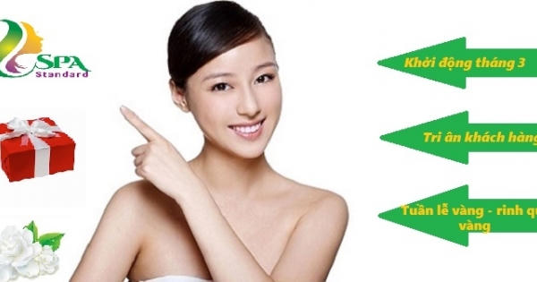 Viện thẩm mỹ Standard Spa khởi động "Tuần lễ vàng rinh quà vàng"