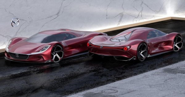Ngắm 'siêu phẩm' Mazda RX-10 Vision Longtail