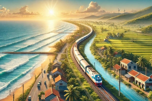 Đường sắt ven biển Nam Định - Thái Bình - Hải Phòng - Quảng Ninh triển khai sau năm 2030