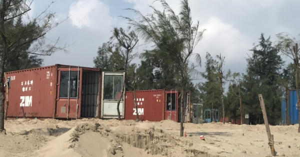 Chưa được cấp phép, doanh nghiệp tự ý thay đổi lắp đặt cả trăm nhà bằng container trong rừng phòng hộ