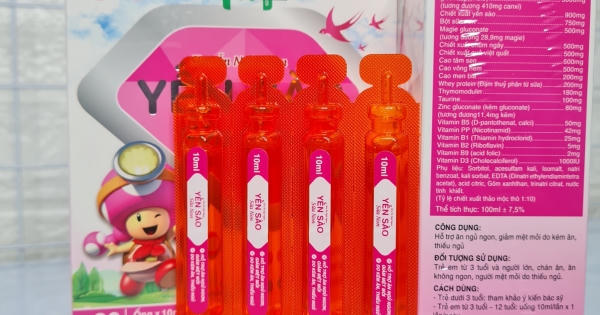 Cảnh báo nội dung quảng cáo về Siro ăn ngủ ngon Yến sào sữa non sai sự thật