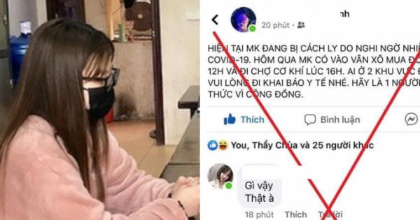 Đùa vui ngày Cá tháng Tư, cô gái bị phạt 15 triều đồng vì nhận mình bị nhiễm Covid-19