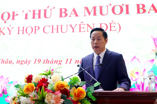 Ông Hà Quang Trung được bầu giữ chức Chủ tịch UBND tỉnh Lai Châu