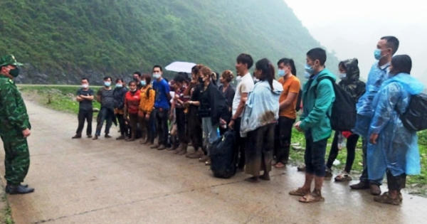 36 công dân Việt Nam nhập cảnh trái phép ​qua cửa khẩu Trà Lĩnh