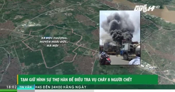 Vụ cháy ở Hoài Đức: Tạm giữ thợ hàn xì