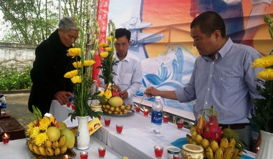 Xúc động lễ tri ân 64 anh hùng liệt sĩ giữ đảo Gạc Ma