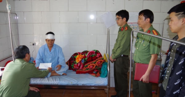 Hà Giang: Một công an viên bị thương khi làm nhiệm vụ