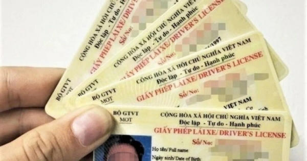 Giấy phép bị tẩy xóa, sửa chữa sẽ bị tịch thu