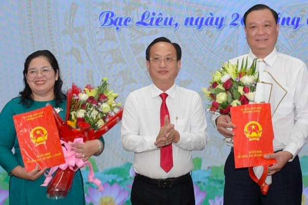 Bạc Liêu có tân Giám đốc Sở Kế hoạch và Đầu tư, Sở Tài chính