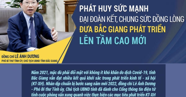 Phát huy sức mạnh đại đoàn kết, chung sức đồng lòng đưa Bắc Giang phát triển lên tầm cao mới