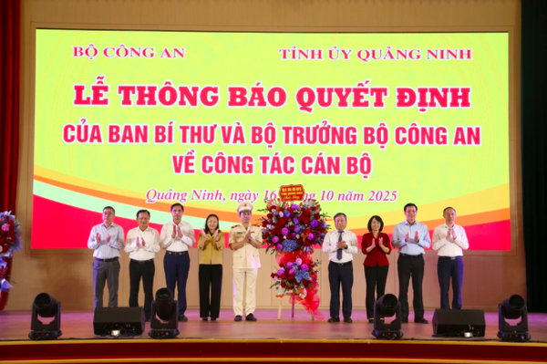 Đại tá Vũ Thanh Tùng được giao phụ trách Công an tỉnh Quảng Ninh