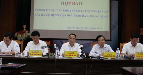 Xác định “thủ phạm” gây nên sự cố chạy thận tại Nghệ An