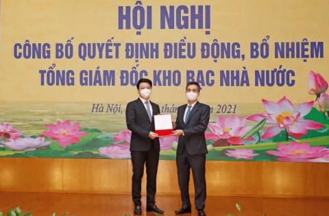 Chánh Văn phòng Bộ Tài chính được bổ nhiệm làm Tổng Giám đốc Kho bạc Nhà nước