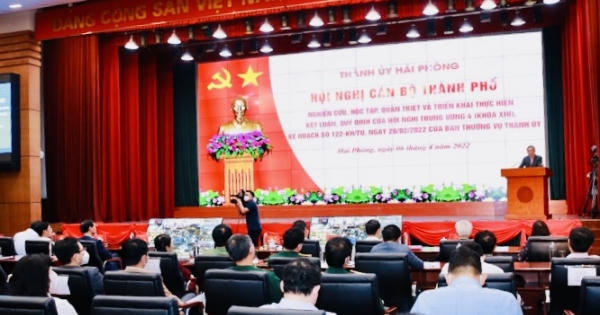 Hải Phòng: Quán triệt và triển khai thực hiện kết luận, quy định của Hội nghị Trung ương 4 Hải Phòng: Quán triệt và triển khai thực hiện kết luận, quy định của Hội nghị Trung ương 4