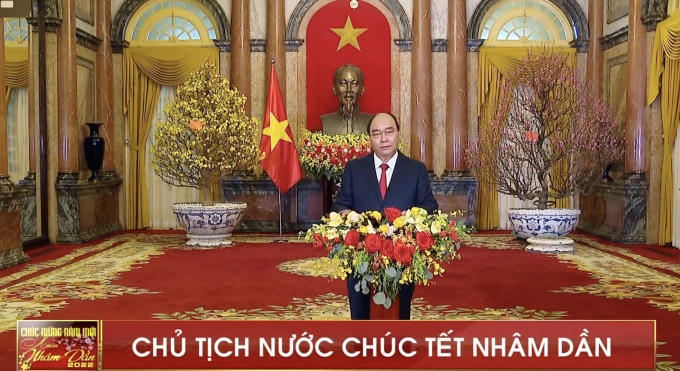 Chủ tịch nước Nguyễn Xuân Phúc chúc Tết Nguyên đán Nhâm Dần 2022 tới người dân trong và ngoài nước Chủ tịch nước Nguyễn Xuân Phúc chúc Tết Nguyên đán Nhâm Dần 2022 tới người dân trong và ngoài nước