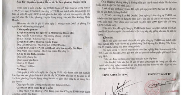 Nhùng nhằng tình trạng tranh chấp đất rừng ở Bắc Kạn