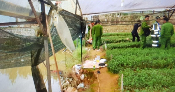 Cặp đôi tử vong dưới hồ nước, dây điện quấn quanh người