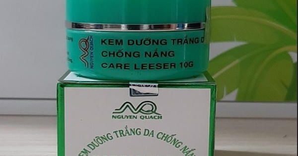 Thu hồi kem dưỡng trắng da chống nắng Careleeser