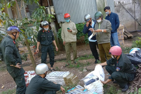 An Giang: Phát hiện điểm tập kết hàng cấm, hàng nhập lậu