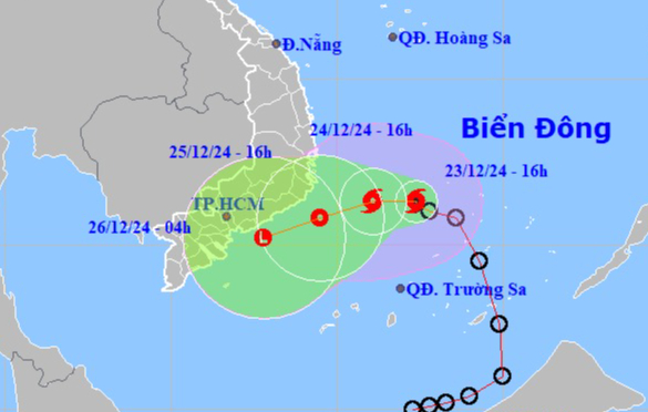Dự báo thời tiết 25/12: Miền Trung mưa lớn, miền Bắc trời rét