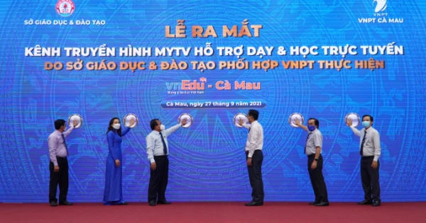 Cà Mau ra mắt kênh dạy và học trực tuyến trên truyền hình MYTV