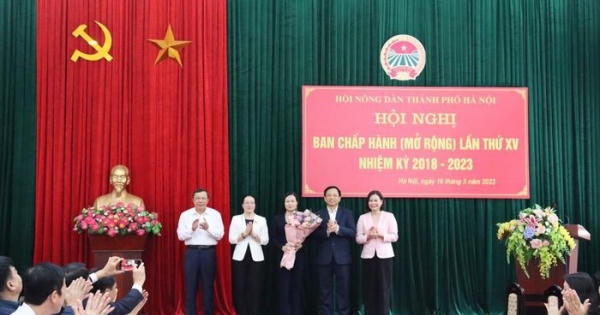 Bà Lê Thị Thanh Nhàn giữ chức Phó Chủ tịch Hội Nông dân TP Hà Nội
