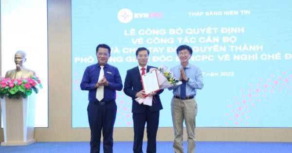 Ông Lê Hoàng Anh Dũng làm Phó Tổng giám đốc EVNCPC