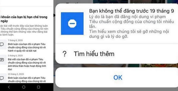 Nhiều người dùng Facebook tại Việt Nam bị khóa tài khoản không rõ lý do