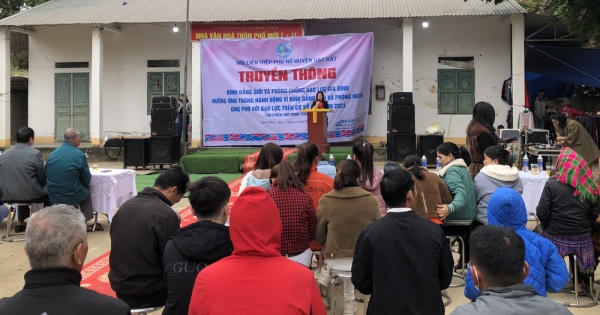 Lào Cai: Truyền thông về bình đẳng giới, phòng chống bạo lực gia đình