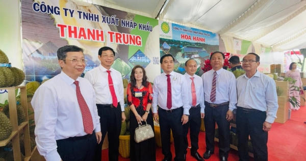 Đồng Nai: Công bố xuất khẩu chuyến hàng sầu riêng đầu tiên qua Trung Quốc