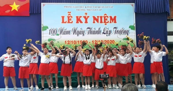 THCS Gò Vấp tròn 100 tuổi - Niềm tự hào của các thế hệ học sinh THCS Gò Vấp tròn 100 tuổi - Niềm tự hào của các thế hệ học sinh