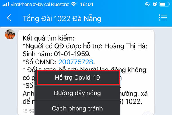 Cách tra cứu thông tin hỗ trợ người dân Đà Nẵng gặp khó khăn do dịch Covid-19