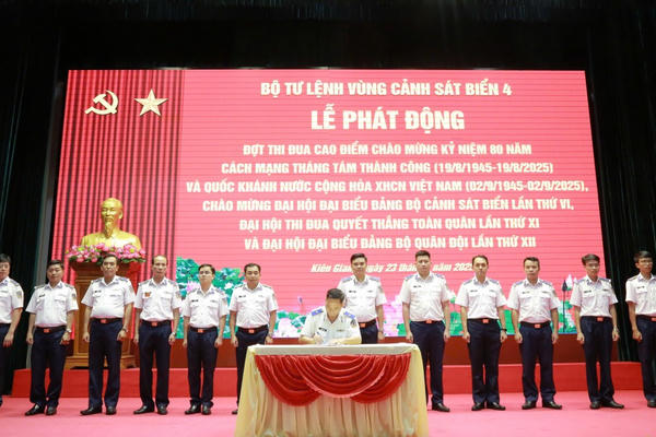 Bộ Tư lệnh Vùng Cảnh sát biển 4: Chủ động, quyết liệt, hoàn thành toàn diện nhiệm vụ 6 tháng đầu năm 2025