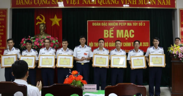 Đoàn Đặc nhiệm PCTP ma túy số 3 tổ chức Hội thi cán bộ giảng dạy chính trị năm 2020