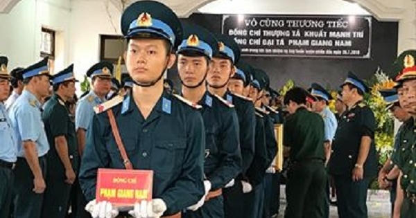 Sáng nay tổ chức Lễ viếng và Lễ truy điệu 2 phi công hy sinh tại Nghệ An