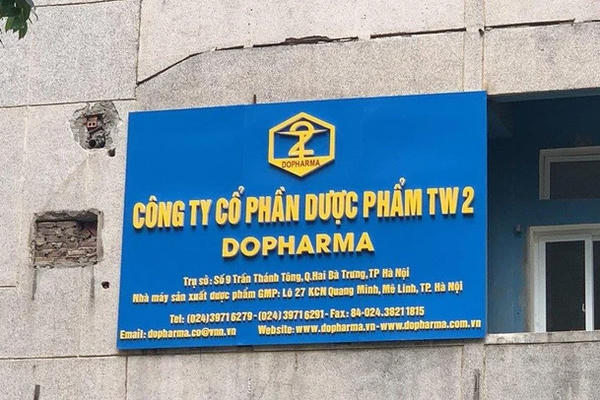 Dược phẩm Trung ương 2 (DP2) bị xử phạt do vi phạm công bố thông tin