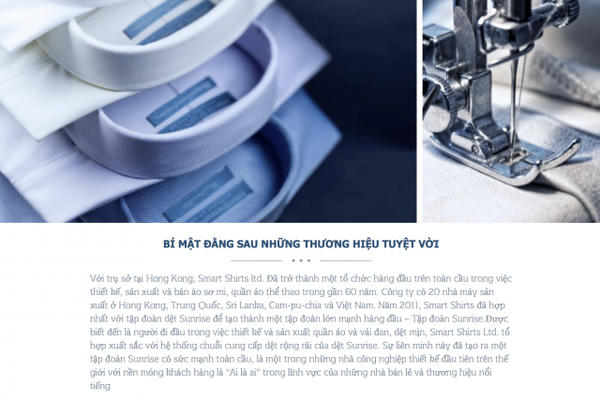 May mặc Smart Shirts xả nước thải vượt chuẩn ra môi trường