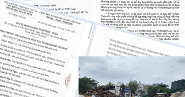 Vụ tranh chấp quyền sử dụng đất tại TP Hồ Chí Minh: Bị đơn cho rằng bản án "chưa thấu tình đạt lý" Vụ tranh chấp quyền sử dụng đất tại TP Hồ Chí Minh: Bị đơn cho rằng bản án "chưa thấu tình đạt lý"
