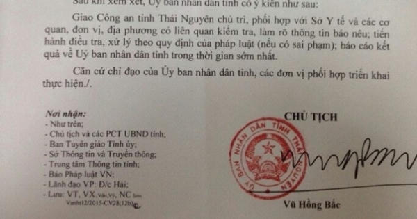 Công an tỉnh Thái Nguyên vào cuộc trong vụ chuyển nhượng trẻ sơ sinh