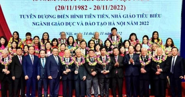 Hà Nội tri ân những Anh hùng thầm lặng cống hiến cho sự nghiệp 'trồng người'