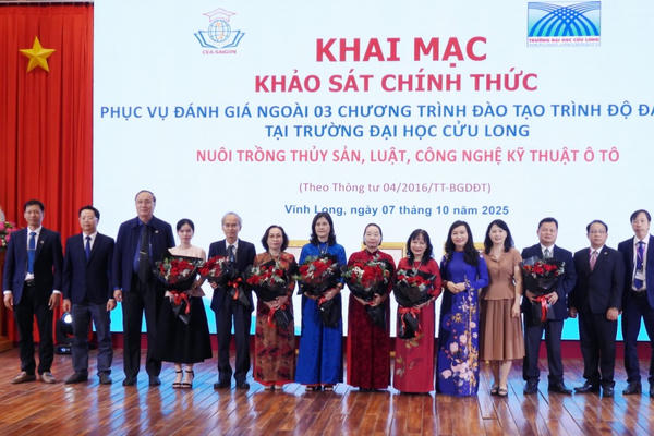 Trường Đại học Cửu Long có gần 20 chương trình đào tạo đạt chuẩn kiểm định chất lượng giáo dục Trường Đại học Cửu Long có gần 20 chương trình đào tạo đạt chuẩn kiểm định chất lượng giáo dục