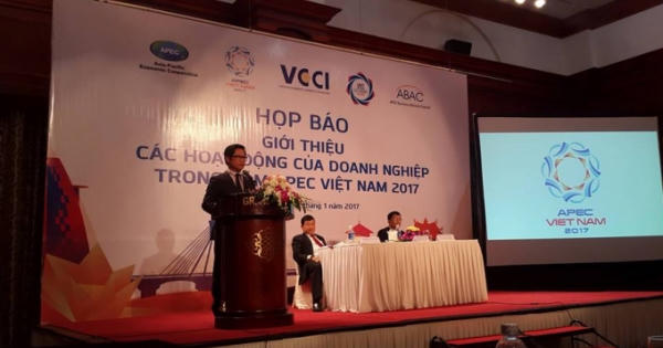 Họp báo giới thiệu các hoạt động của Doanh nghiệp trong năm APEC 2017