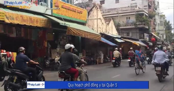 Quy hoạch tuyến phố Đông y ở TP HCM