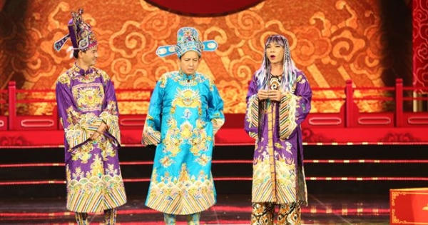 "Cô Đẩu" Công Lý tạo hình lòe loẹt trong Táo Quân 2019