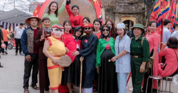 Độc đáo lễ hội giao hảo giữa hai làng Tử Dương và Cống Xuyên Độc đáo lễ hội giao hảo giữa hai làng Tử Dương và Cống Xuyên